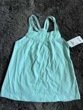 OshKosh B’Gosh Mint Green eyelet Tank Top
